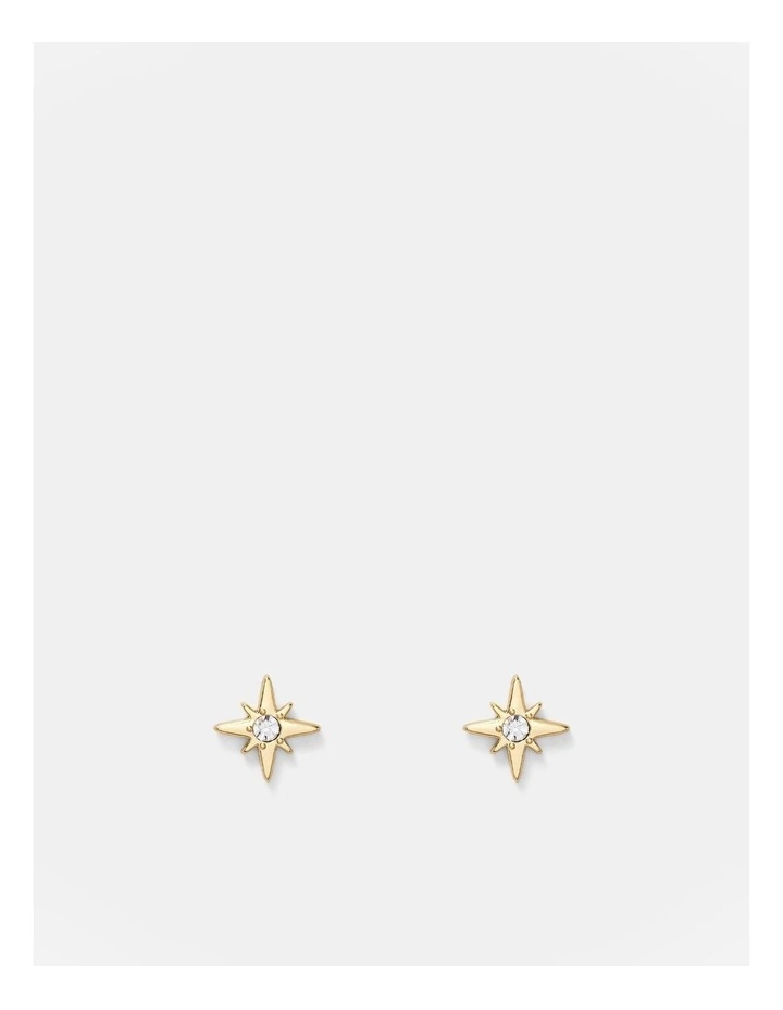 Cosmos Petite Stud Earrings in Gold