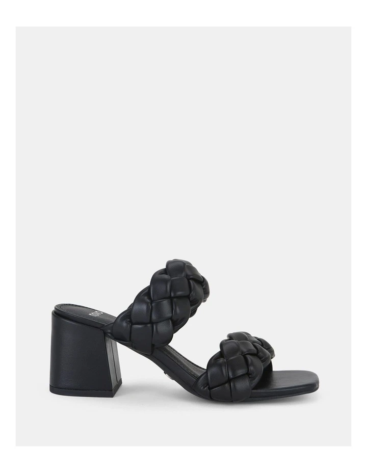 Ugandan Strappy Heels in Black