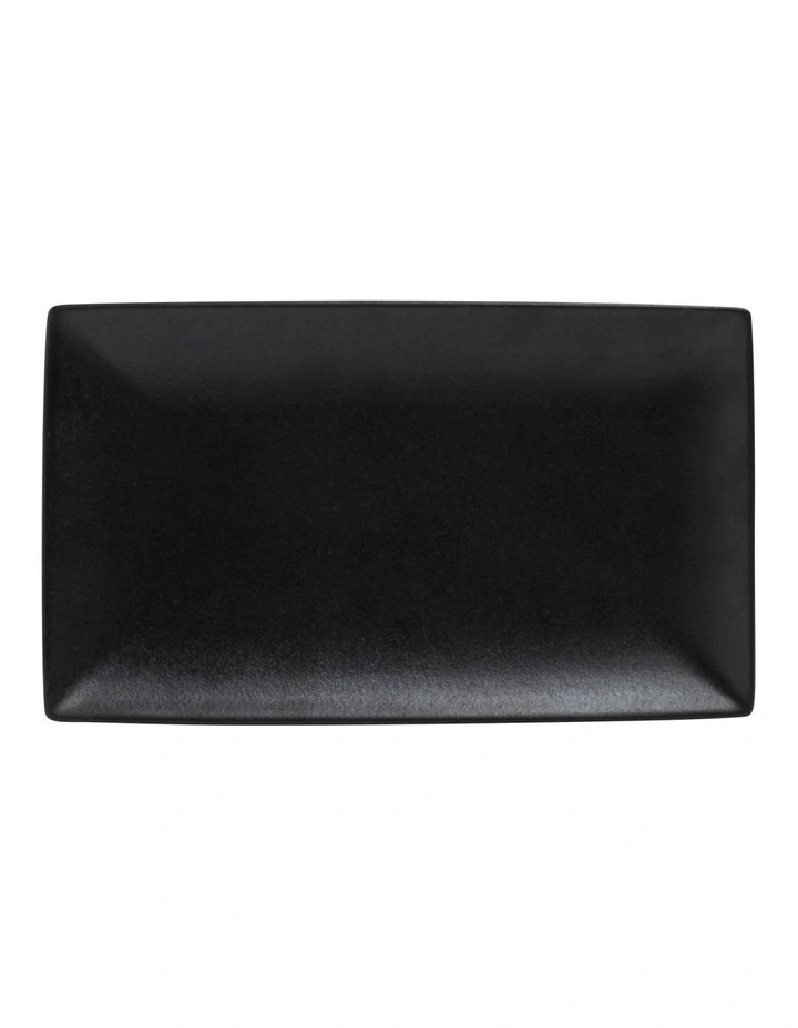 Caviar Rectangle Platter 27.5x16cm in Black