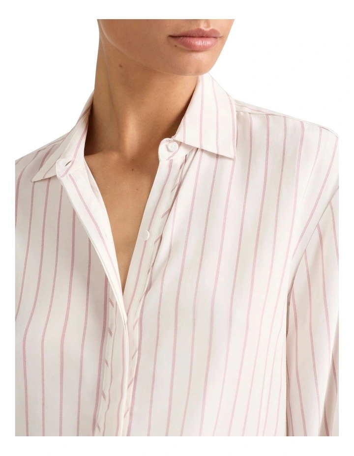 Rosemary Stripe Shirt in Parfait Stripe