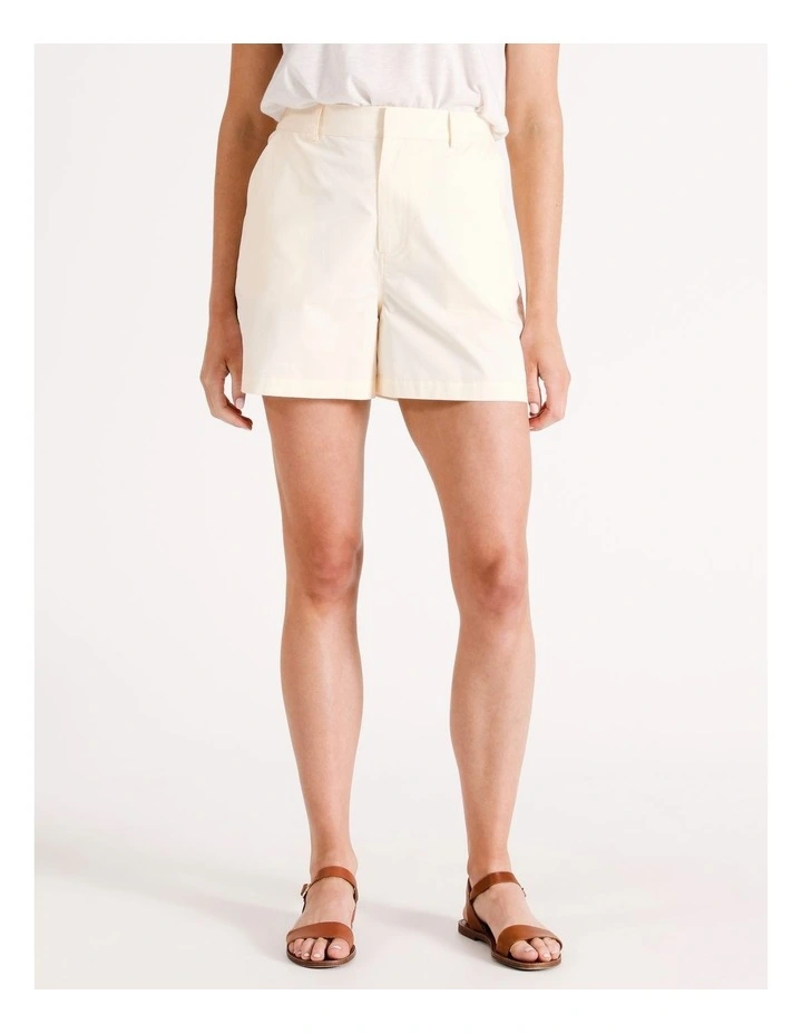 Organic Chino Short in Ivory