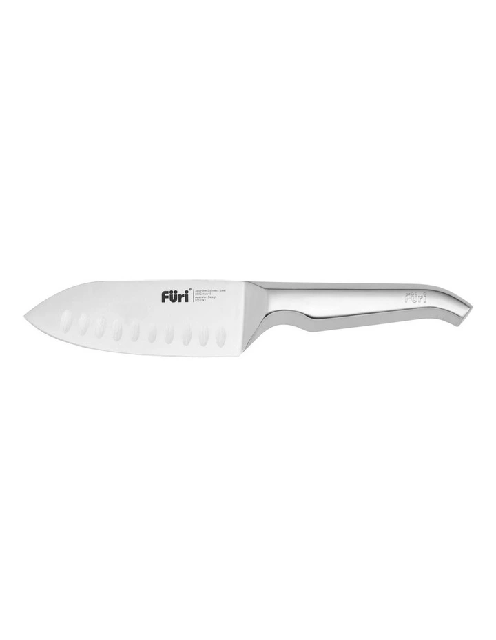 Pro East/West Santoku Knife 13cm in Silver