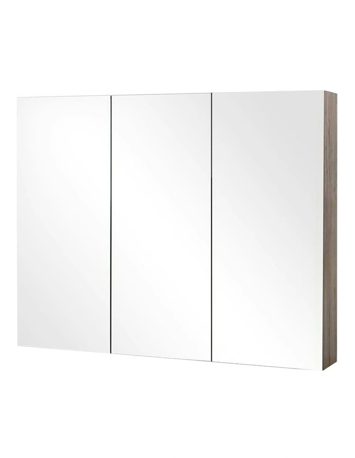 Bathroom Mirror Cabinet 900x720mm in Oak