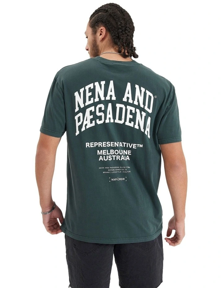 Overview Relaxed Tee in Green
