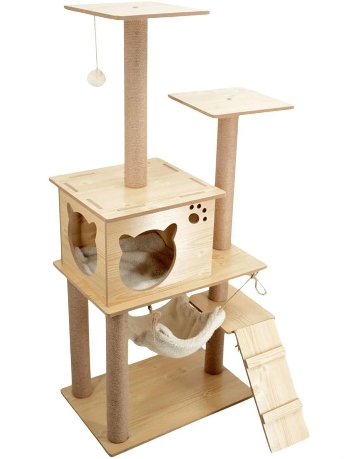 Pet Scratcher Tower Post 120Cm/135Cm/140Cm in Brown