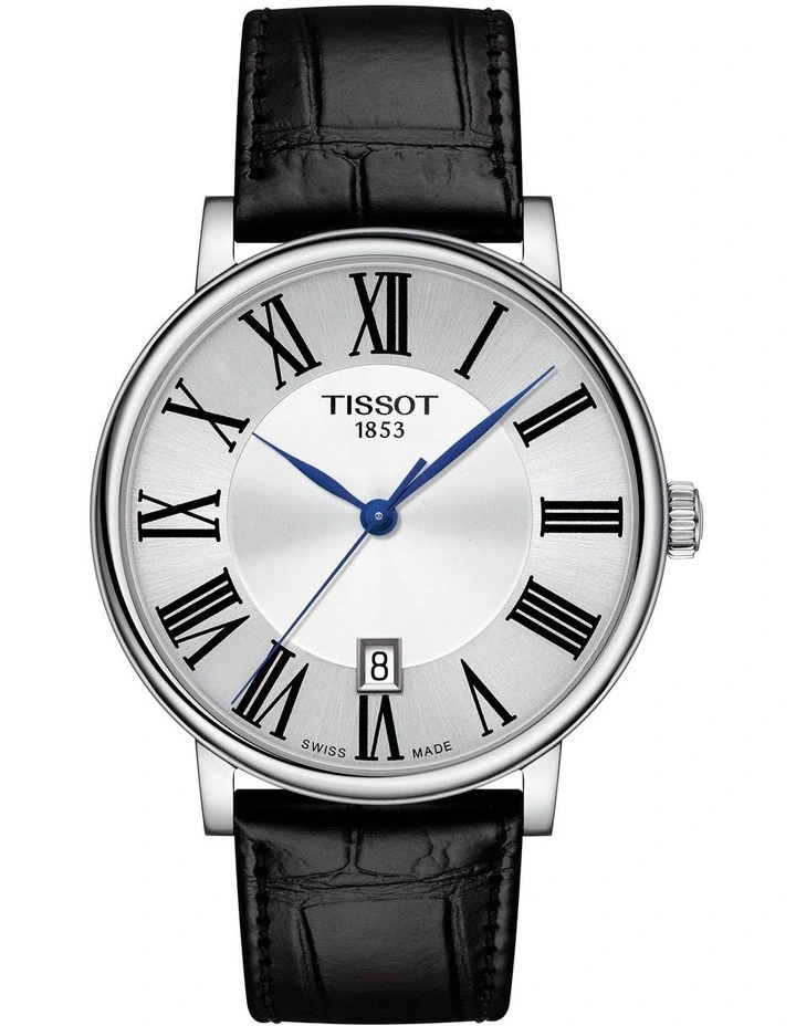 Carson Premium T1224101603300 Watch in Black Leather