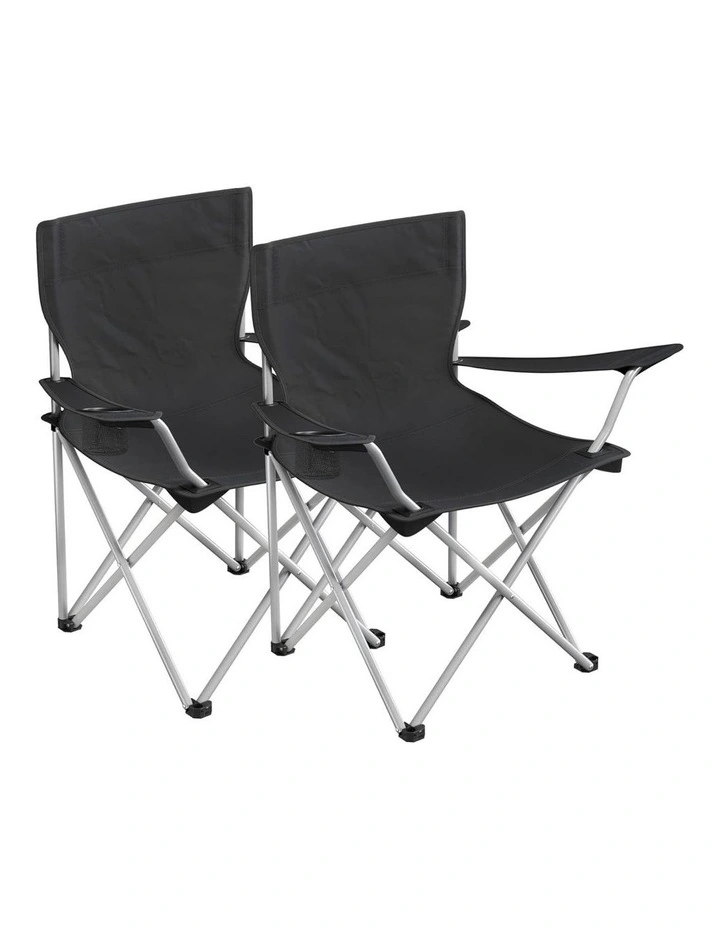 Folding Camping Chairs in Black