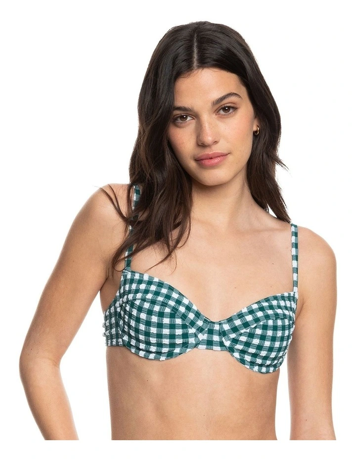 The Plaid Pulse Underwired Separate Top in Pirouette