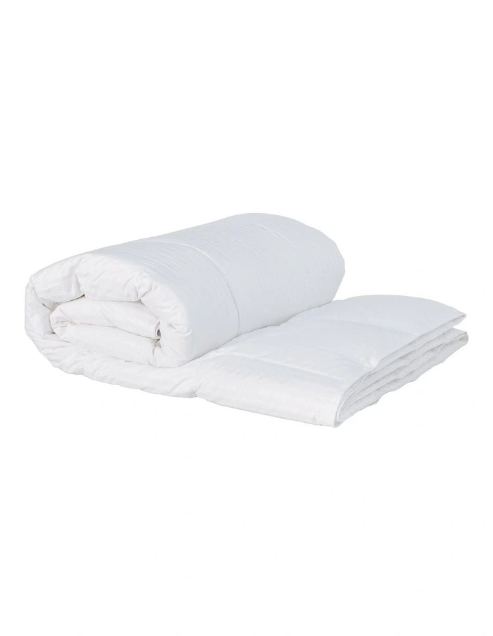 Deluxe 2in1 Feather & Down Quilt in Snow