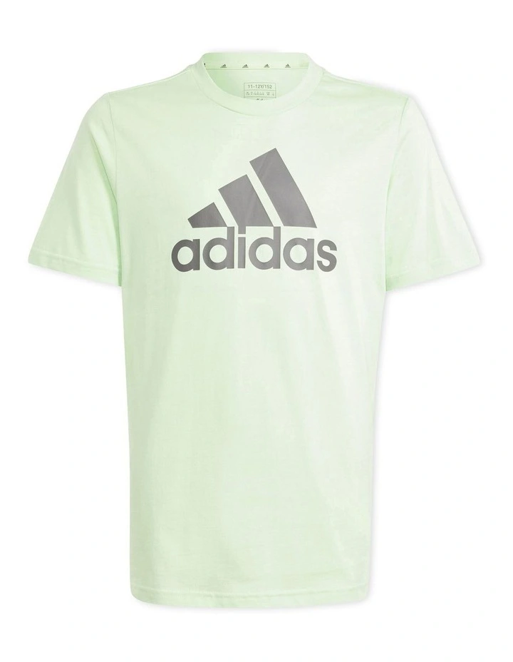 Essentials Big Logo Cotton T-shirt in Semi Green Spark