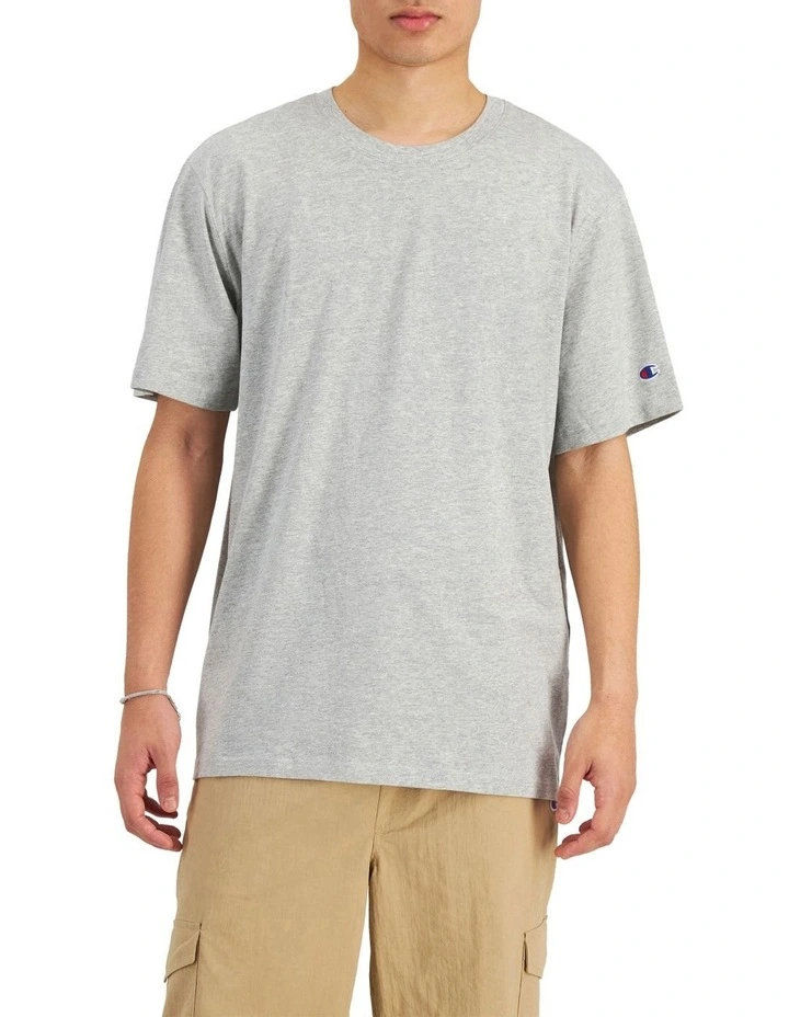 Jersey Lightweight Staple Tee in Oxford Heather