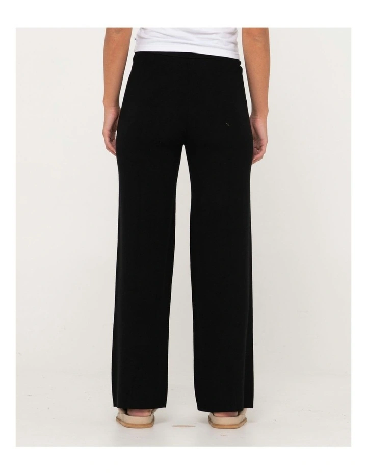 Amelia Wide Leg Pant in Black