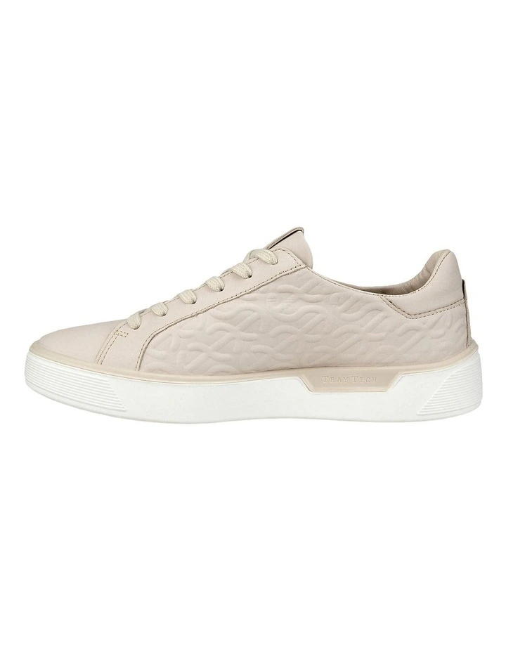Street Tray Leather Sneaker in Beige