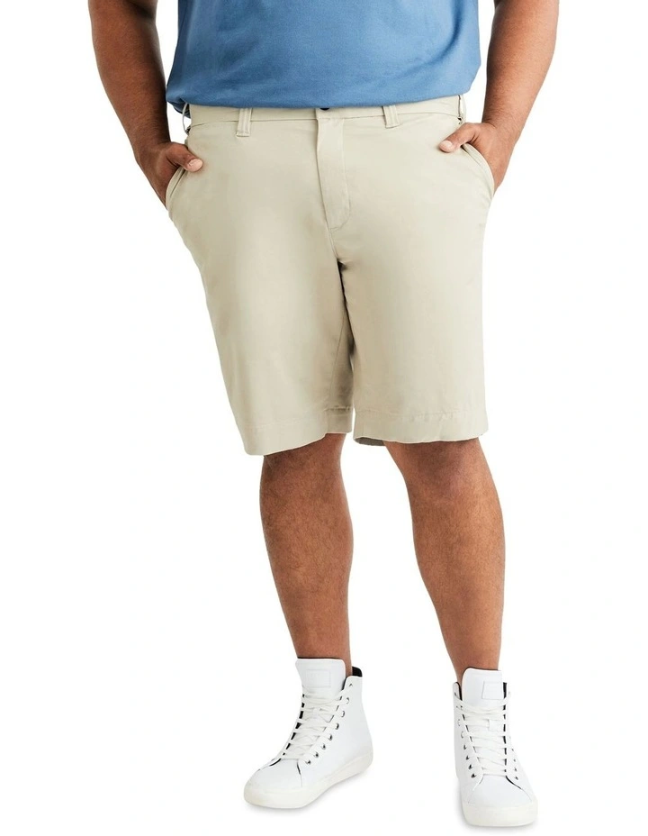 Big & Tall 1985 Collection Madison Twill Shorts in Grey