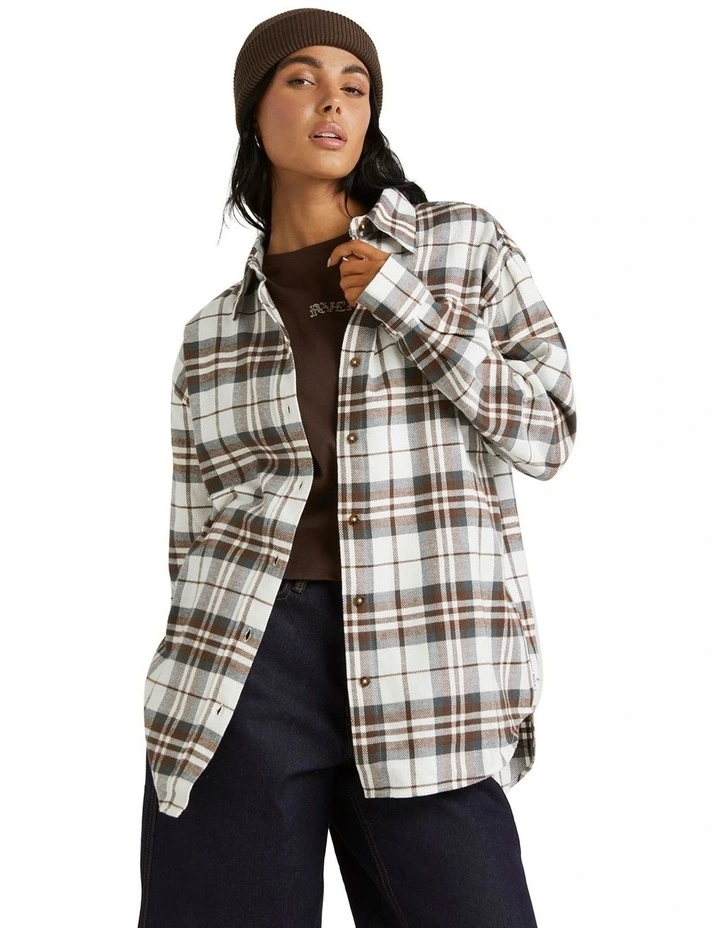 Plowman Flannel Shirt in Natural