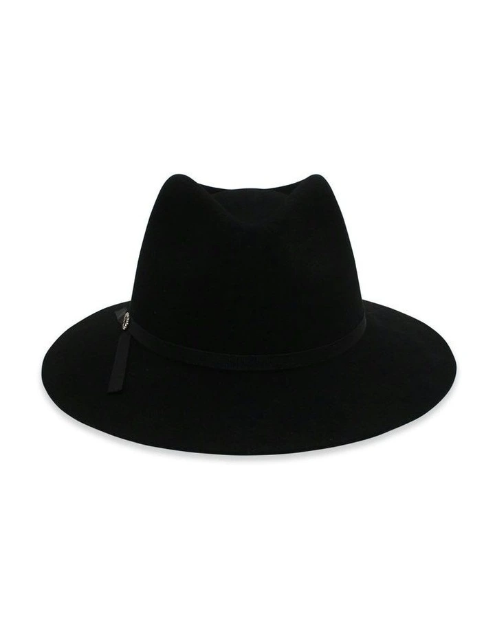 Mindy Wool Fedora in Black