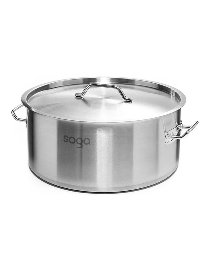 Top Grade Stockpot 23L in Silver