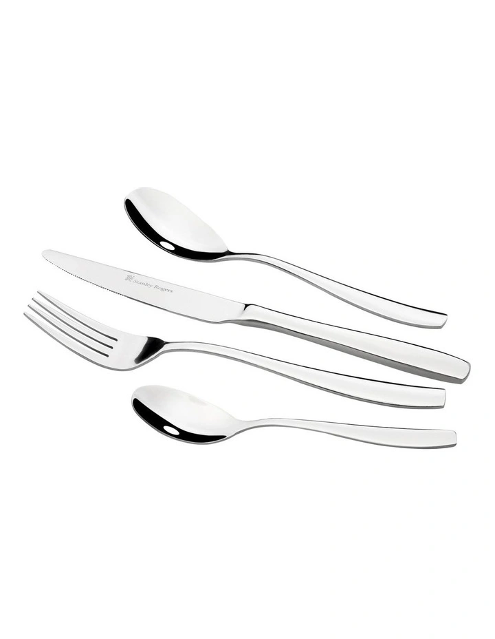 Amsterdam Cutlery Set 56 Piece in Silver