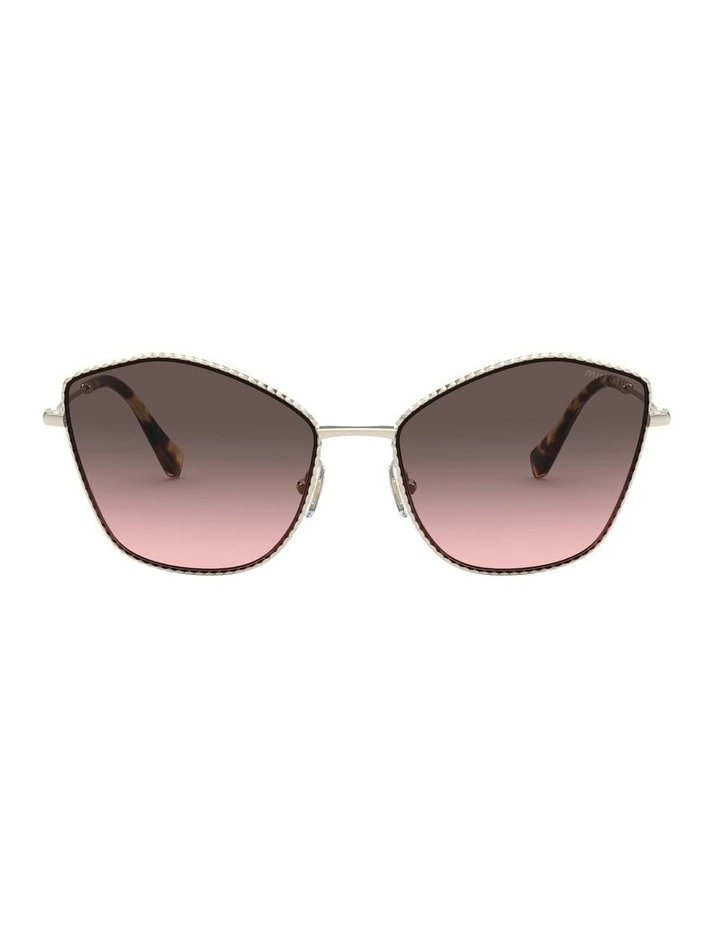 MU 60VS Core Collection Gold Sunglasses