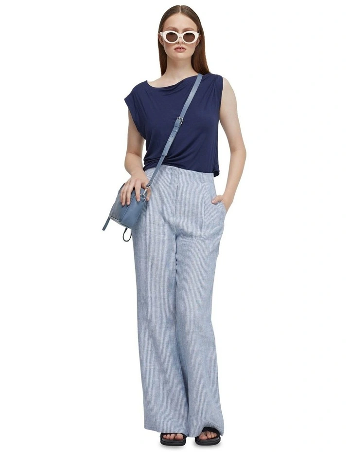 Edith Top in Navy