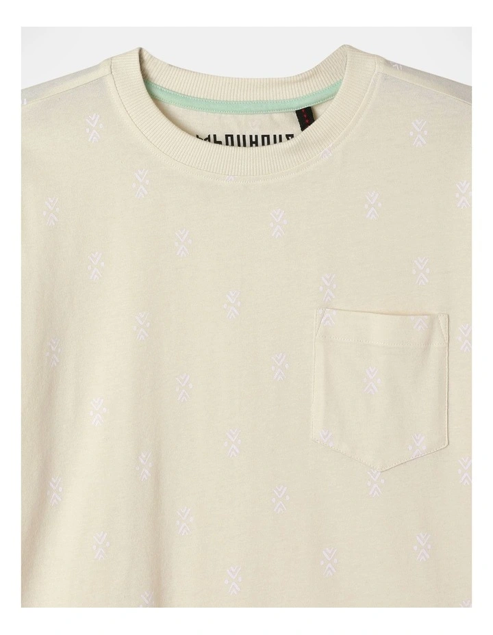 Print T-Shirt in Ecru