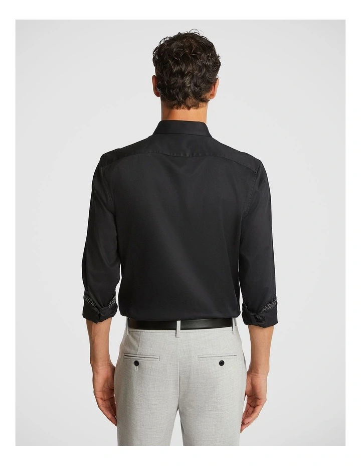 Driver Slim Shirt in Black