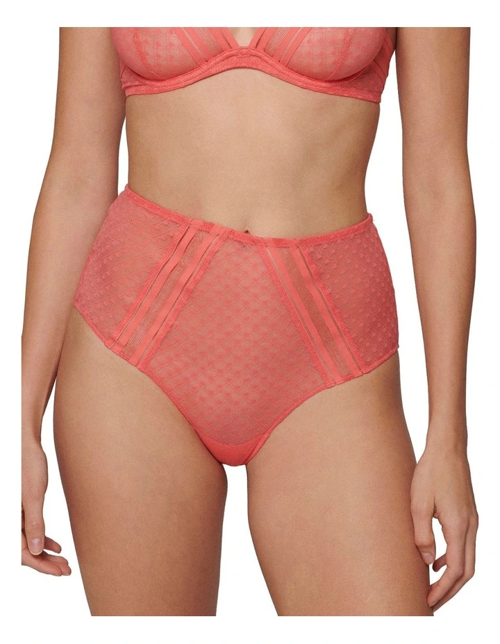 Iris Retro High Brief in Pink