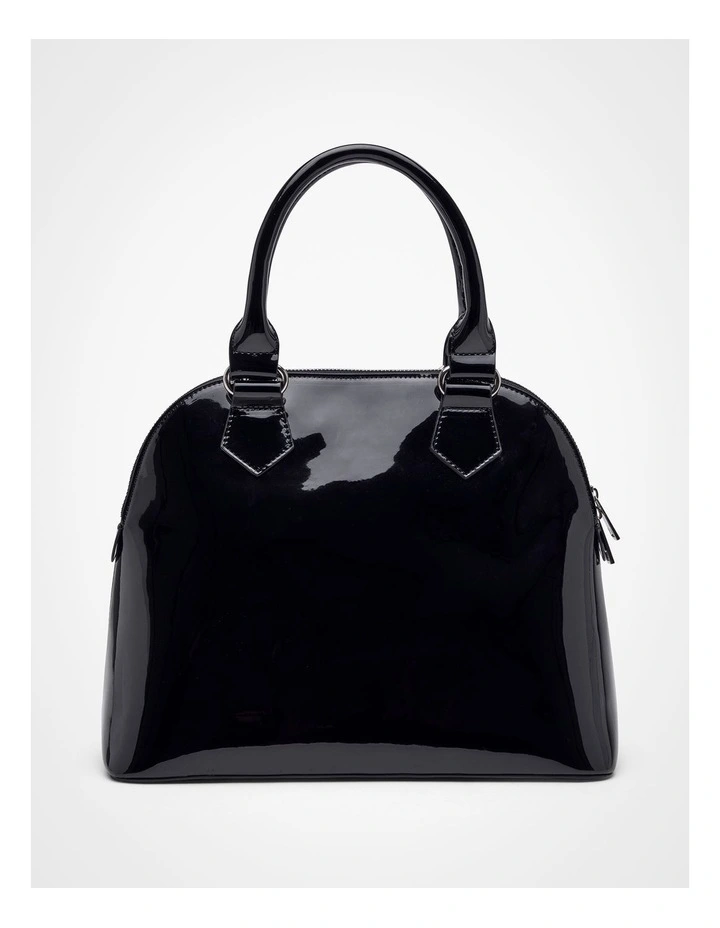 Poppy Patent Bag in Black