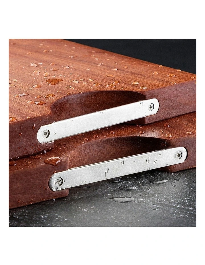 Rectangular Wooden Chopping Board 48cm in Brown