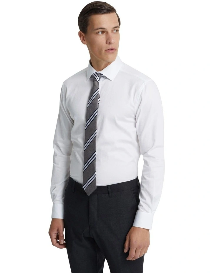 Beckton Dobby Shirt in White