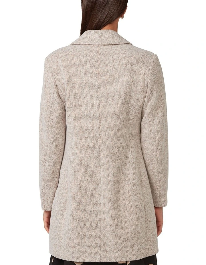 Floater Coat in Beige