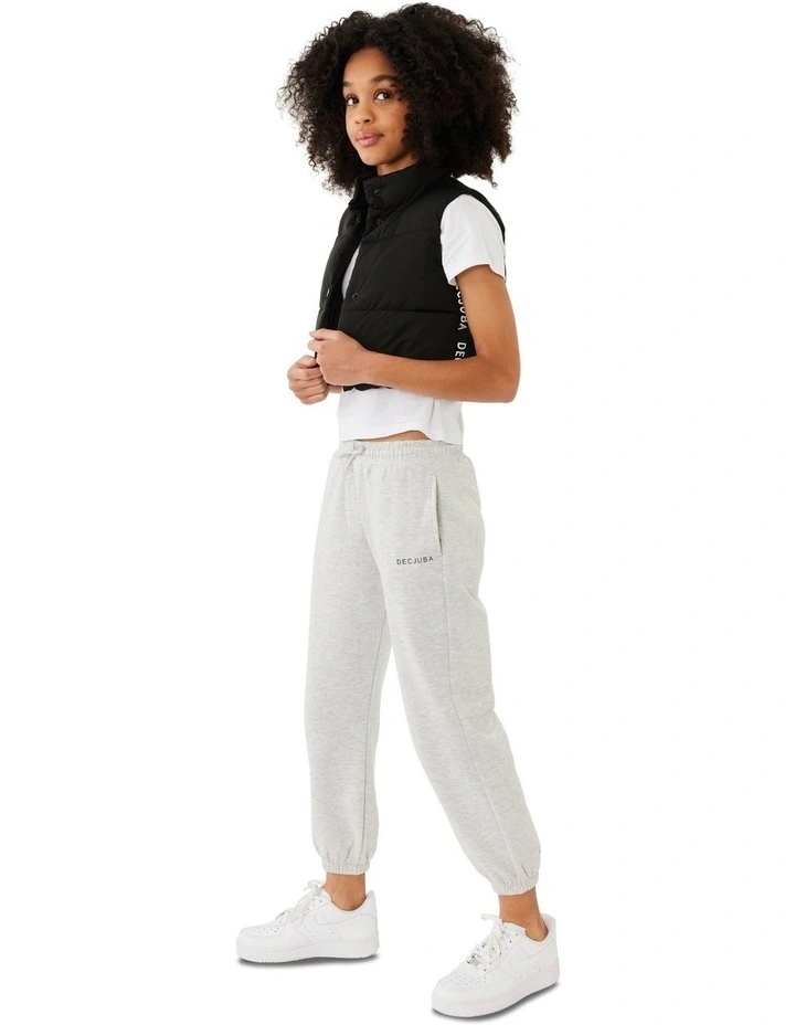 90s Trackpant in Light Grey Marle