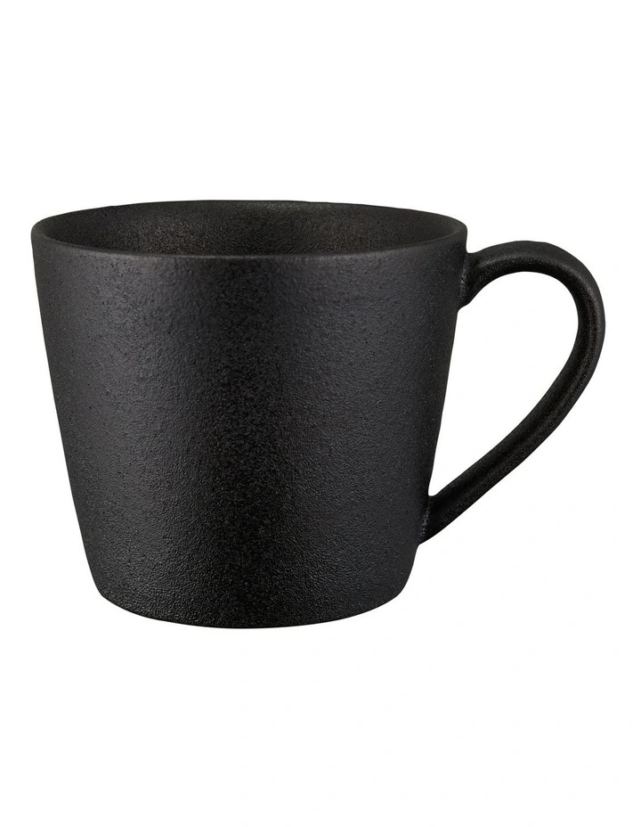 Caviar Conical Mug 420ml in Black