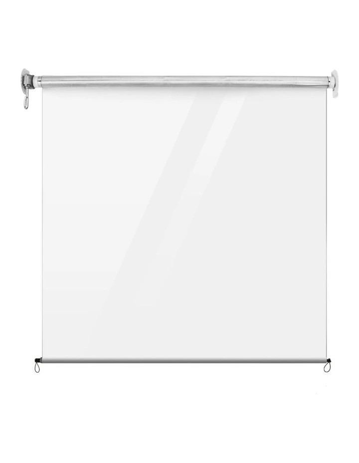 Instahut Outdoor Blind Roll Down Awning Canopy Shade 1.4X2.4M in White