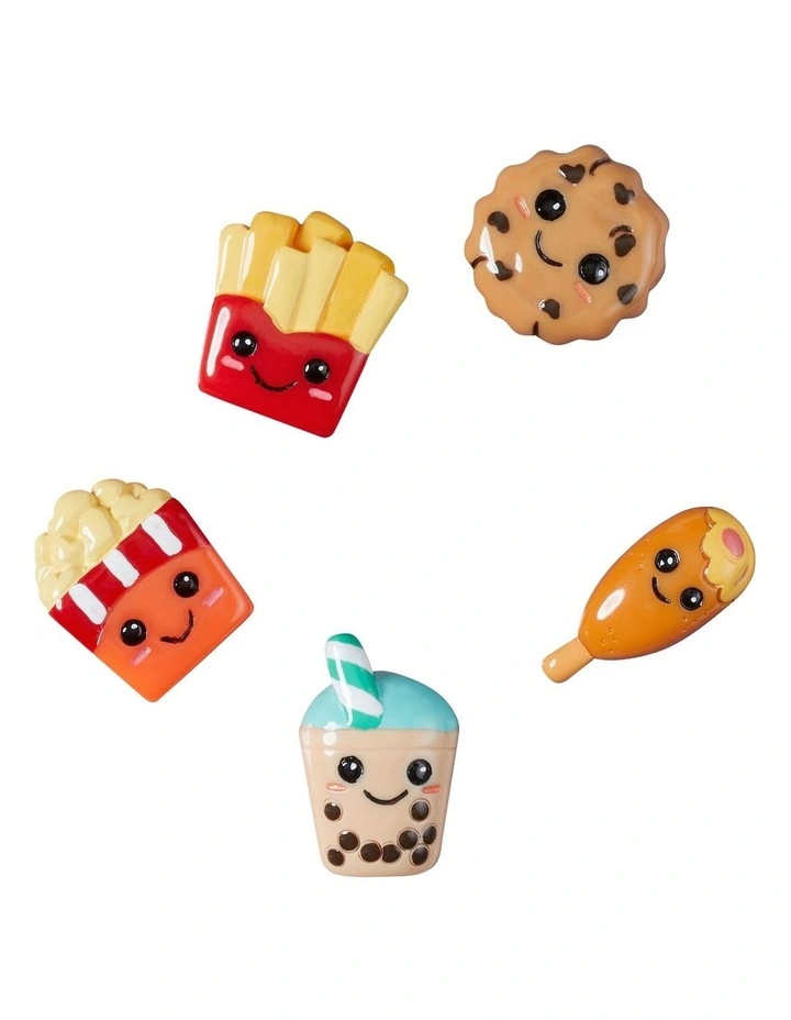 Bad But Cute Foods Charms 5 Pack in Multi