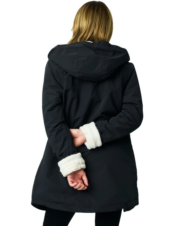 Hestia Waterproof Coat in Black
