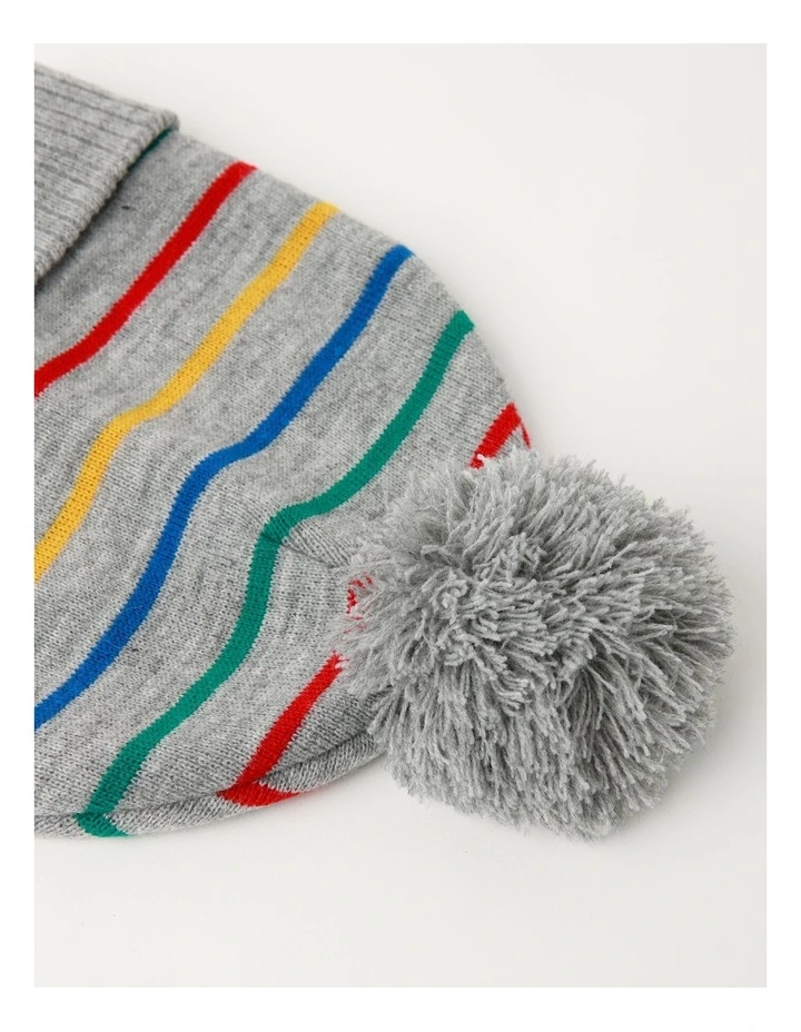 Stripe Beanie in Assorted