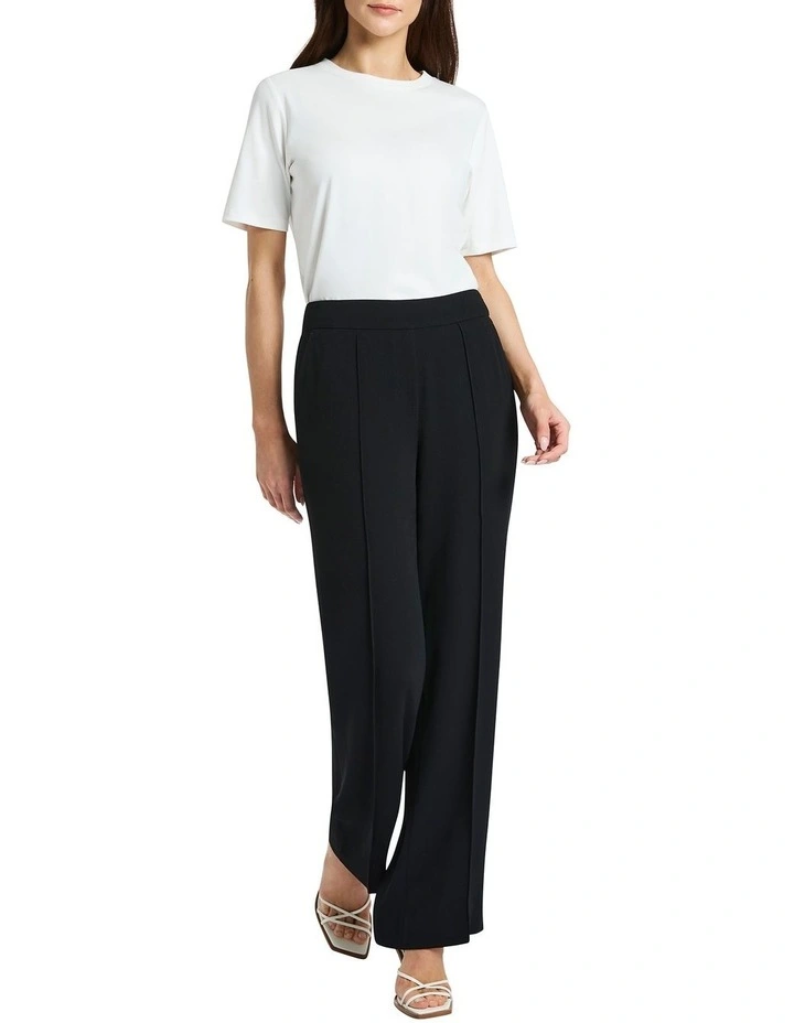 Monty Mercerised Cotton Tee in Ivory