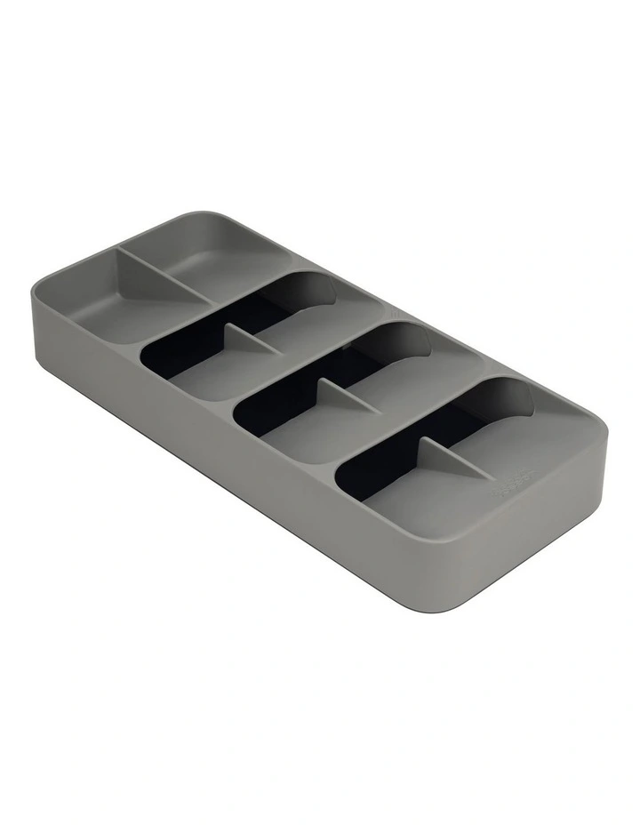 Drawer Store Large Compact Cutlery Organiser in Grey