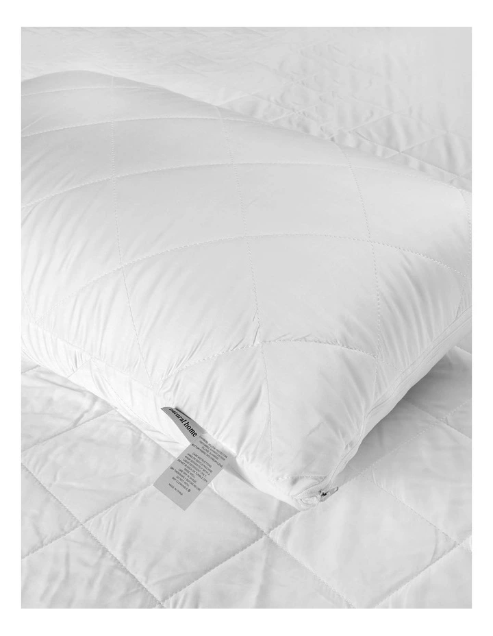 Bamboo Pillow Protector in White