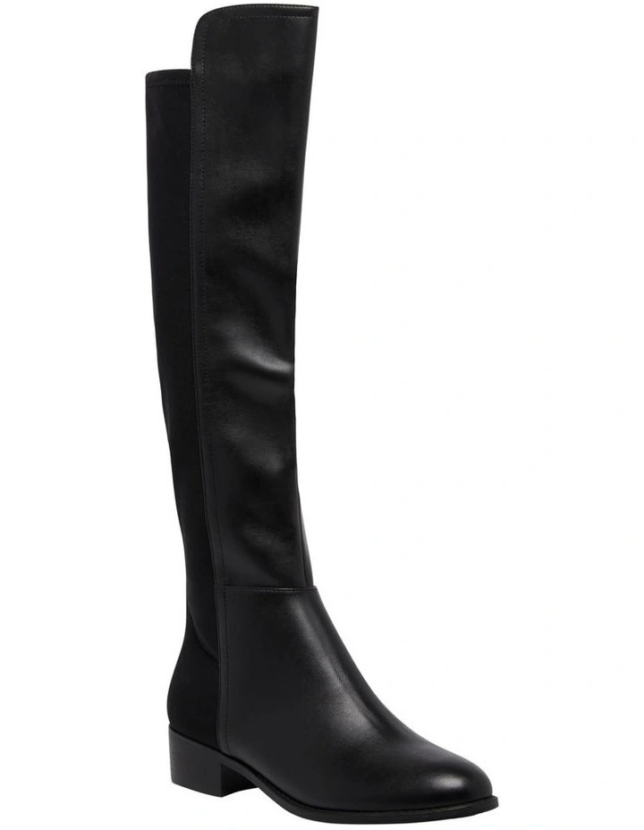 Nayli Knee High Boots in Black