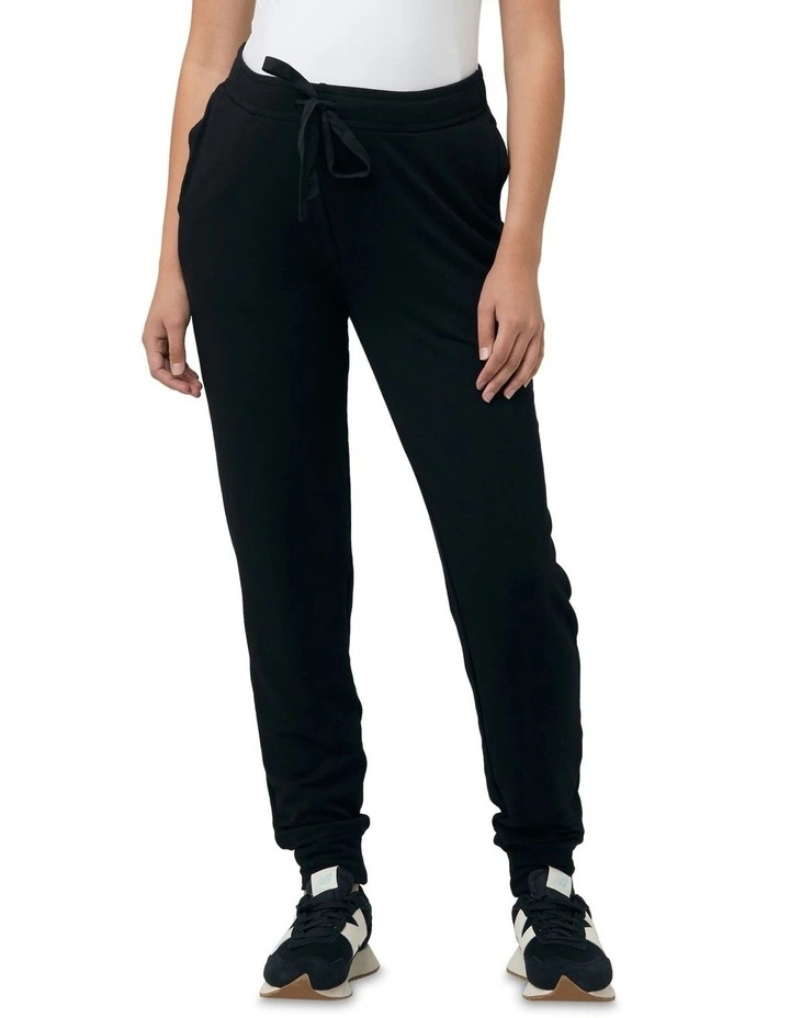 Crissy Soft Knit Jogger in Black