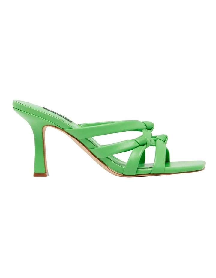 Yeander Heeled Sandal in Green