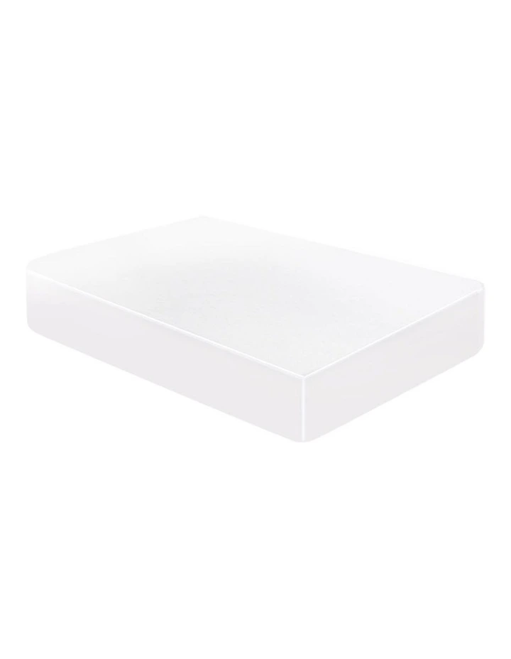 Mattress Protector Fitted Sheet Cover Double in White