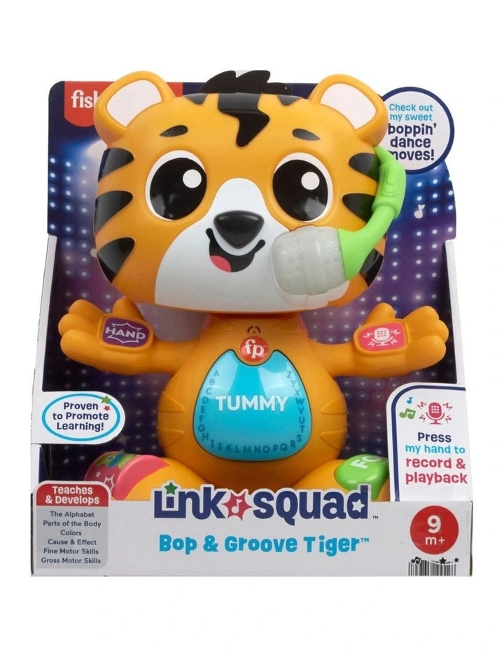 Link Squad Bop & Groove Tiger Baby Learning Toy