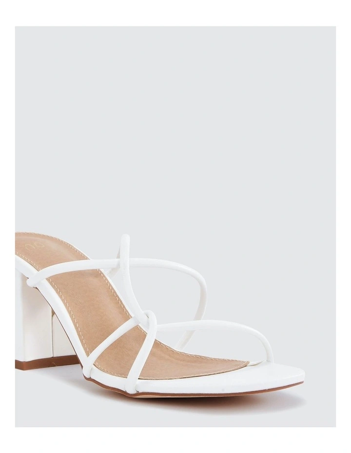 Nia Heels in White