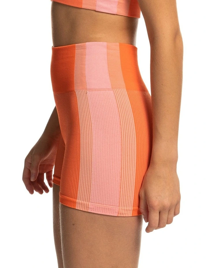 Chill Out Seamless Bike Shorts in Tigerlily
