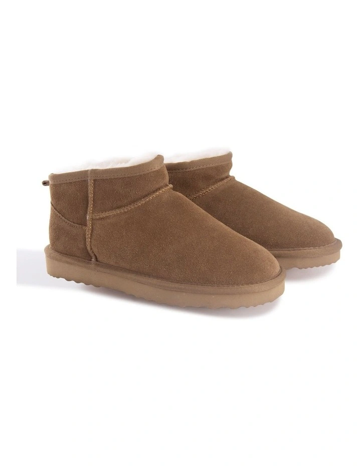 Women Sheepsk Classic Ultra Mini UGG Boot Tan