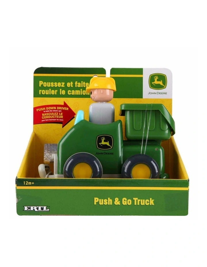 Push & Go Truck Kids/Boys Vehicle Dump/Tilt Box Toys/Play 12months Green