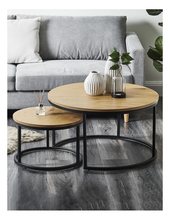 Nesting Sonoma Coffee Tables Set Of 2 in Natural